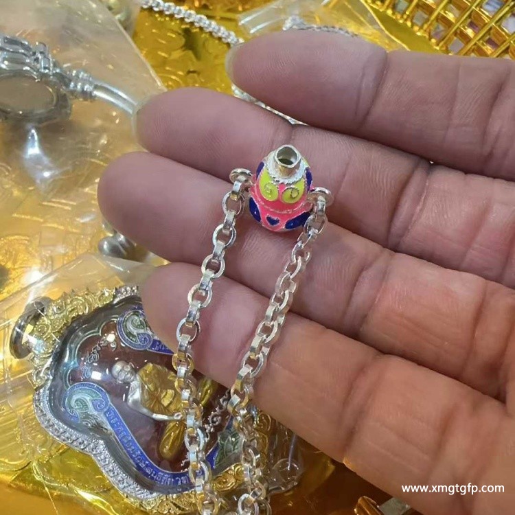 泰国佛牌 龙婆乐 纯银财富葫芦 (4).jpg